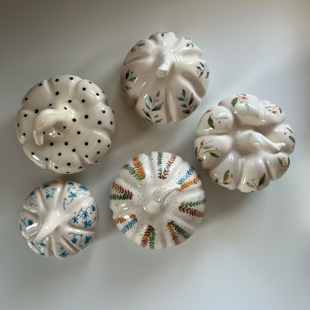 Bal kabağı koleksiyonu | Handmade Ceramic Pumpkin Series