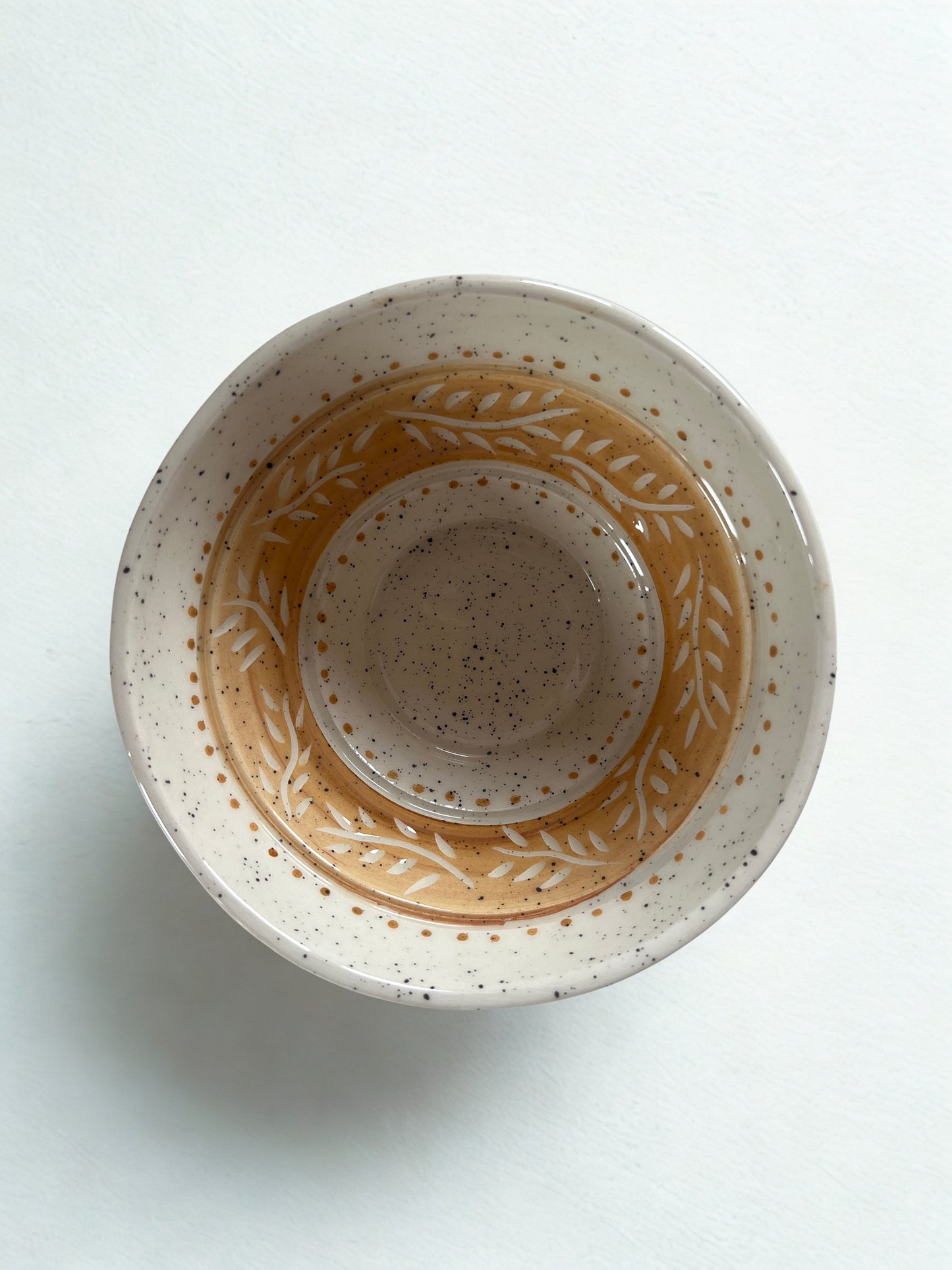 Zeytin Dalı Kase | Olive Branch Bowl | Handmade Ceramic Bowl