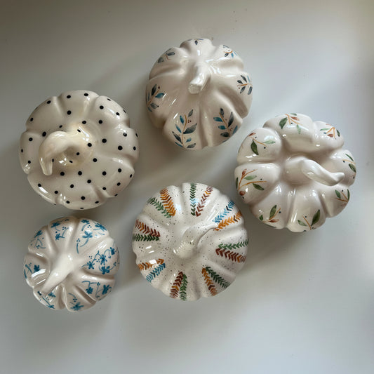 Bal kabağı koleksiyonu | Handmade Ceramic Pumpkin Series