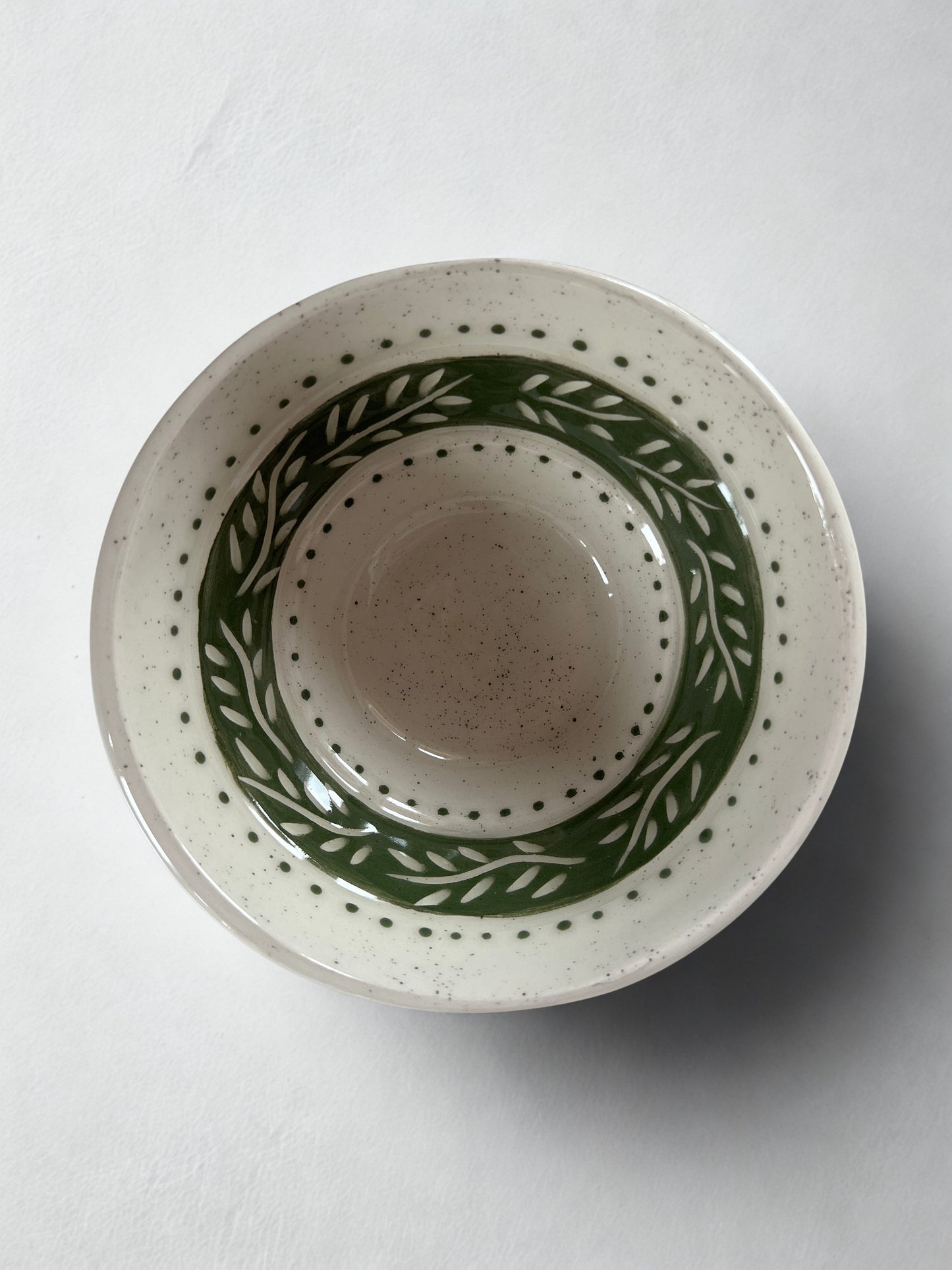 Zeytin Dalı Kase | Olive Branch Bowl | Handmade Ceramic Bowl